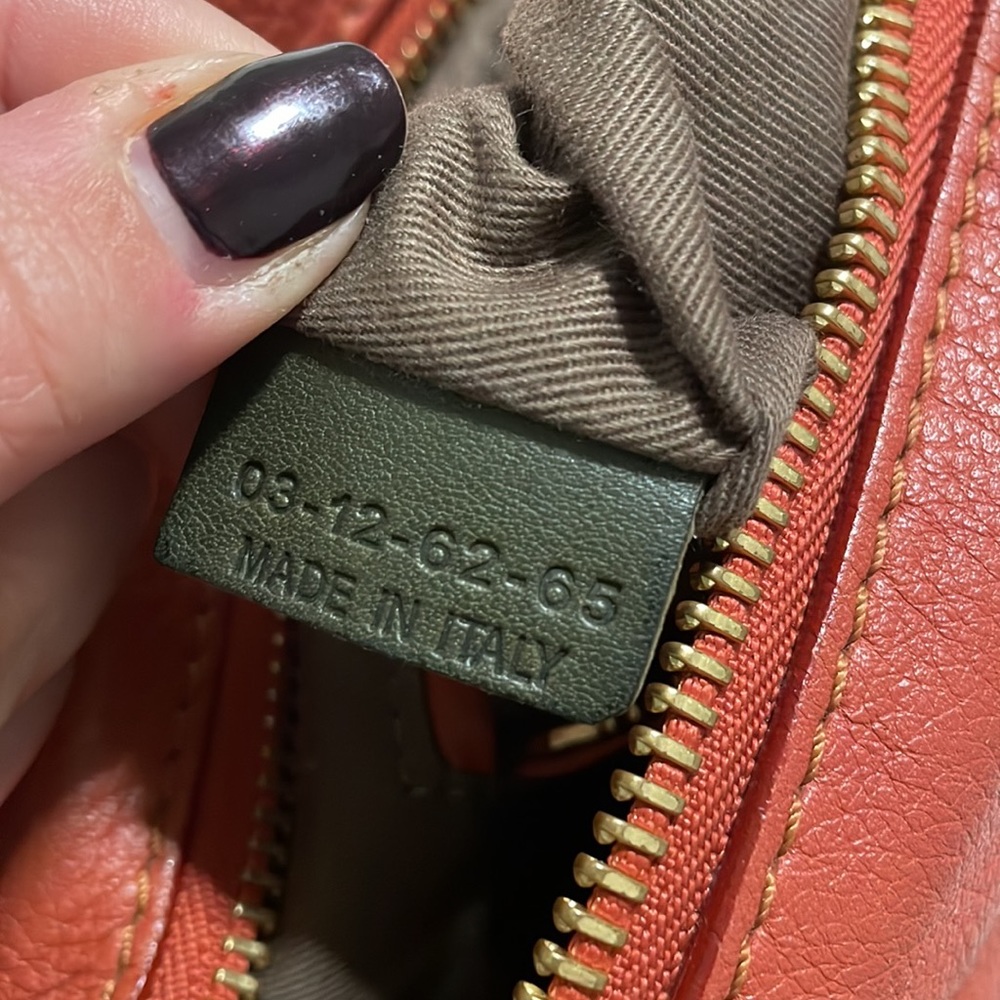 Chloe Marcie handbag in tan/brass/faded rose - Picture 15 of 16